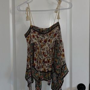 Vintage. Knitted Spaghetti Strap Blouse